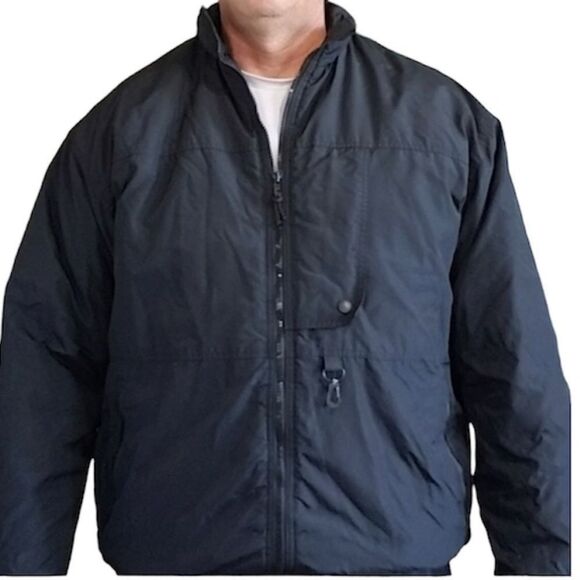 Performance Outfitters Black Windbreaker Winter sz L - Picture 2 of 9